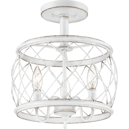 Quoizel Dury Semi-Flush Mount RDY1712AWH